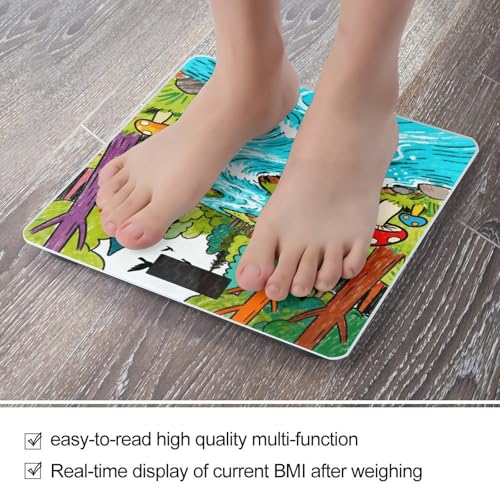 Báscula digital de baño Forest River con pantalla LCD miniatura 5