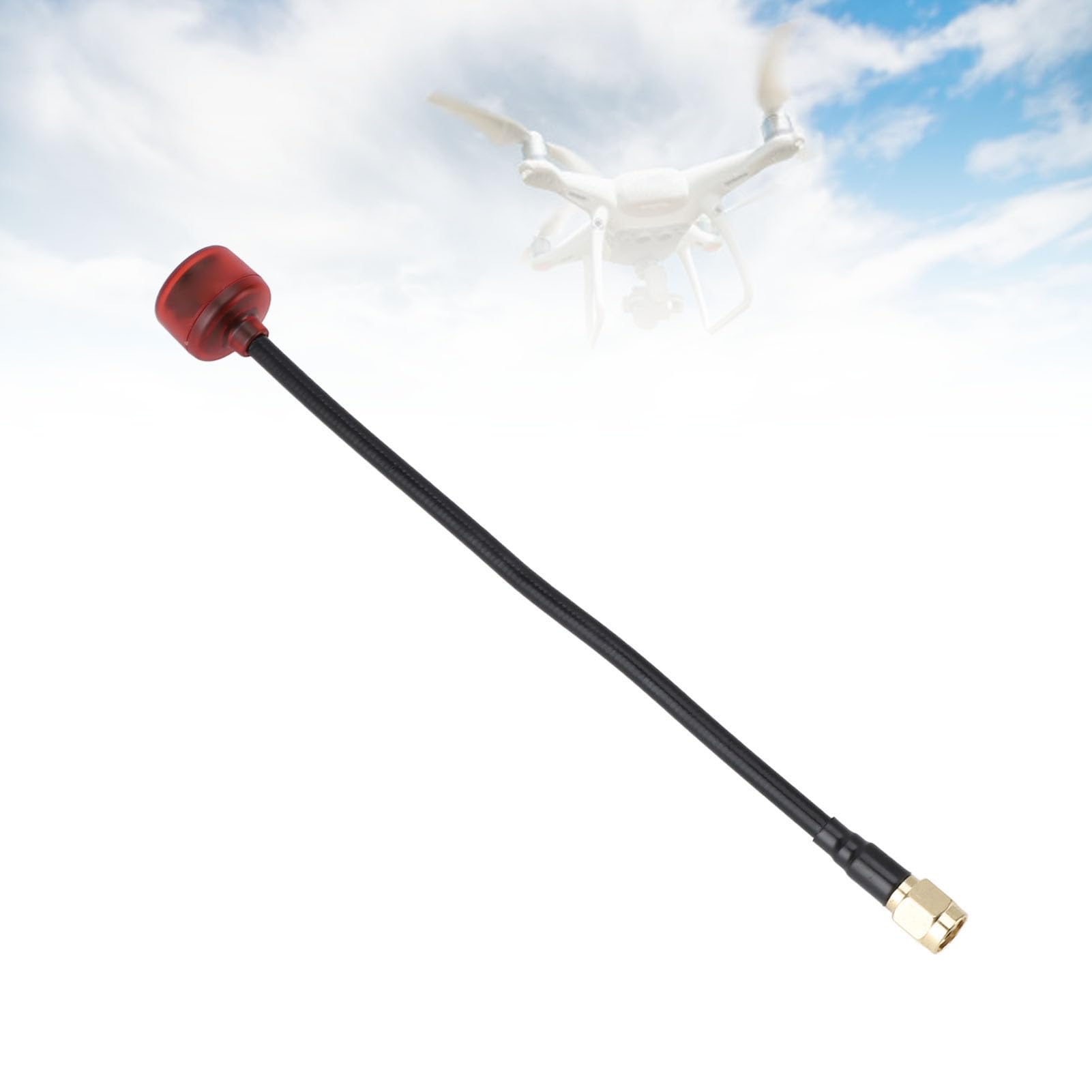 Antena RC Drone, 5.8G 16CM Alta Eficiencia de Transmisión Quadcopter Racing Drone Antena, Amplia Frecuencia con Parámetros Consistentes, Material ABS