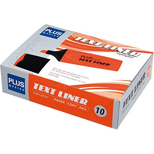 Confezione da 10 pennarelli fluorescenti Plus TEXT...