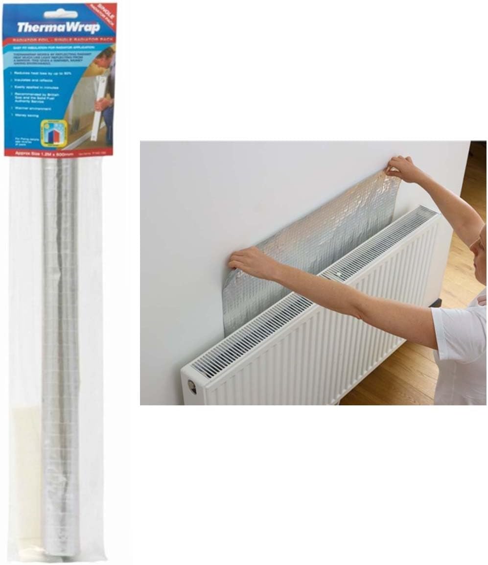 Thermawrap Radiator Heat Reflective Foil 4m x 500mm, Energy Saving, 24