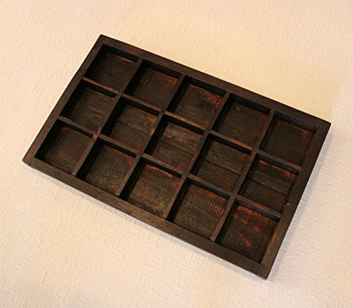 Amazon｜ディスプレイトレイ 木製 仕切り 小物入れ 小分け 天然木
