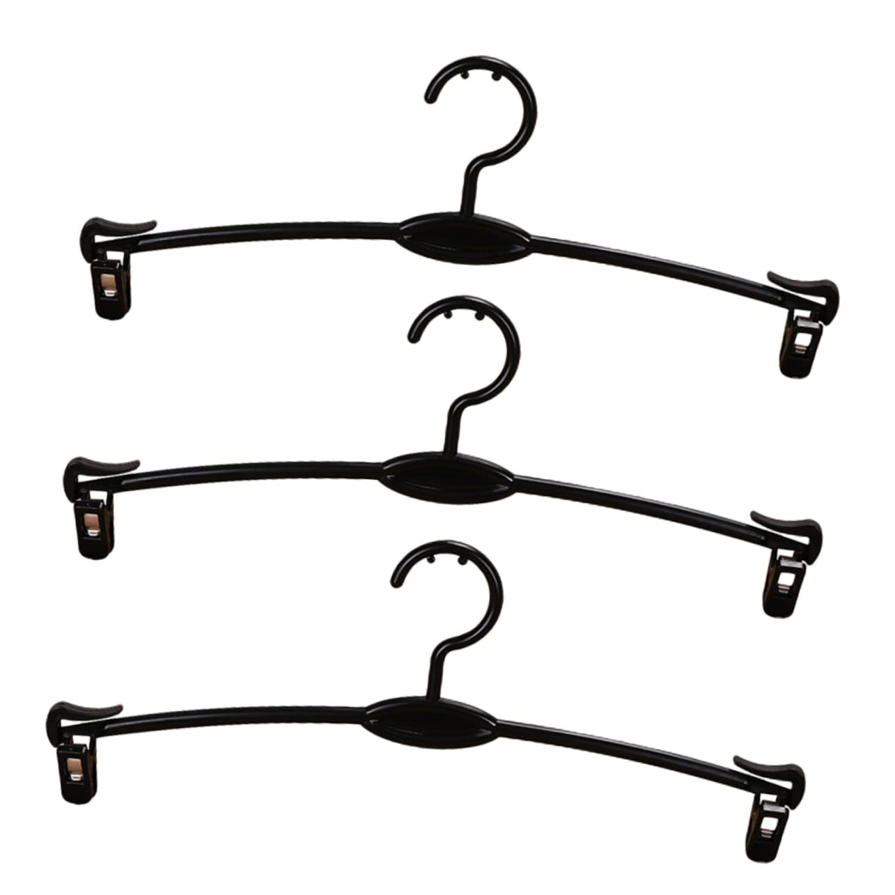 PRETYZOOM 15pcs Coat Hanger Skirt Hangers Scarf Hangers Underwear Hanger Clothing Hangers with Clips Panty Hangers Sweater Hangers Bra Hangers Clothes Hanger Panties Pants Rack
