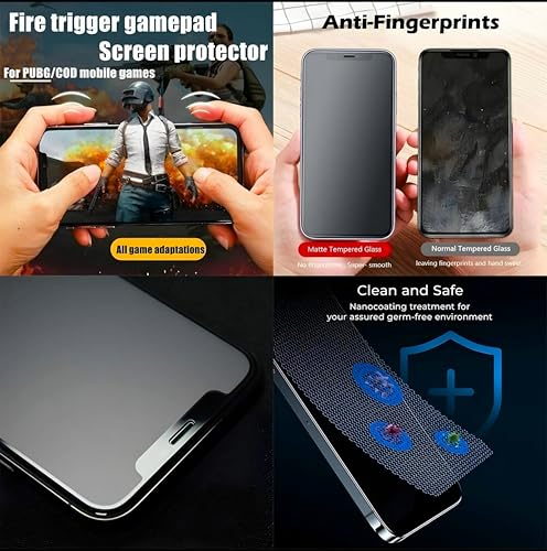 Image of Premium Tempered Glass for LAVA BLAZE 5G(matte finish glass, Pack of 1) Full Screen Coverage gaming matte Screen Protector Guard (LAVA BLAZE 5G)
