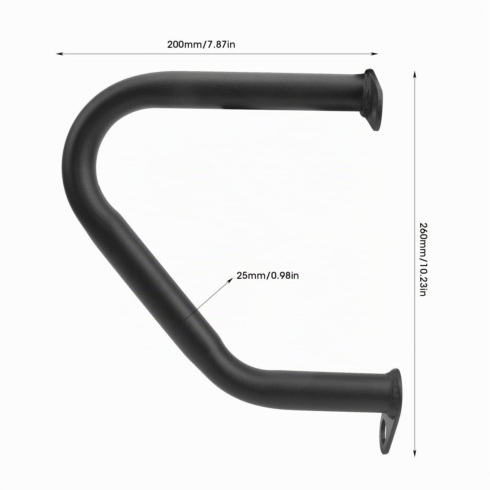 Barra de protección para Motor, FG007BK, 2 Piezas, Barra de protección para Motor de Motocicleta, Accesorio de protección Corporal para Bonneville