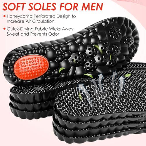 Plantillas de espuma viscoelástica 6 pares para hombre y mujer miniatura 4