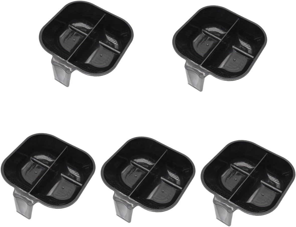 FRCOLOR 5pcs Large Hair Dye Mixing Bowl Hair Stylist Bowls Diy Coloring Kit Brush Tinting for Salons Plastic Coloring Mixing for Personal Use Salon