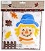 Thanksgiving Fall Gel Sticker Window Clings Bundle of 8 Packages