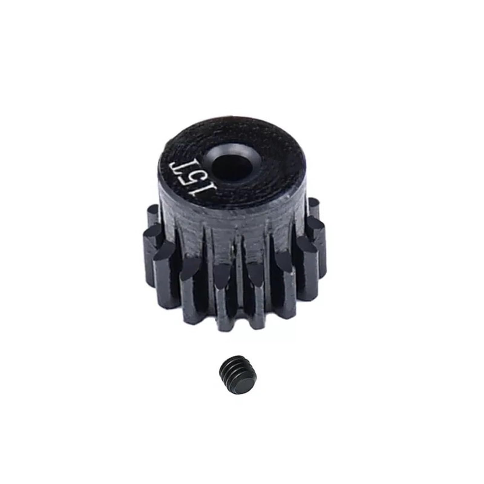 NKURTPC Motorcycle Sprocket Fit For LOSI 1/24 Micro-B 2WD 14T 40Cr Steel Pinion Gear 14T / 15T / 16T /17T / 18T 0.5M 2mm Shaft(15T)