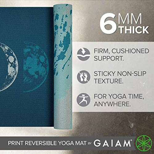 Gaiam 05-64756 Yoga Mat Premium Print Reversible Extra Thick Non Slip Exercise & Fitness Mat thumb #2