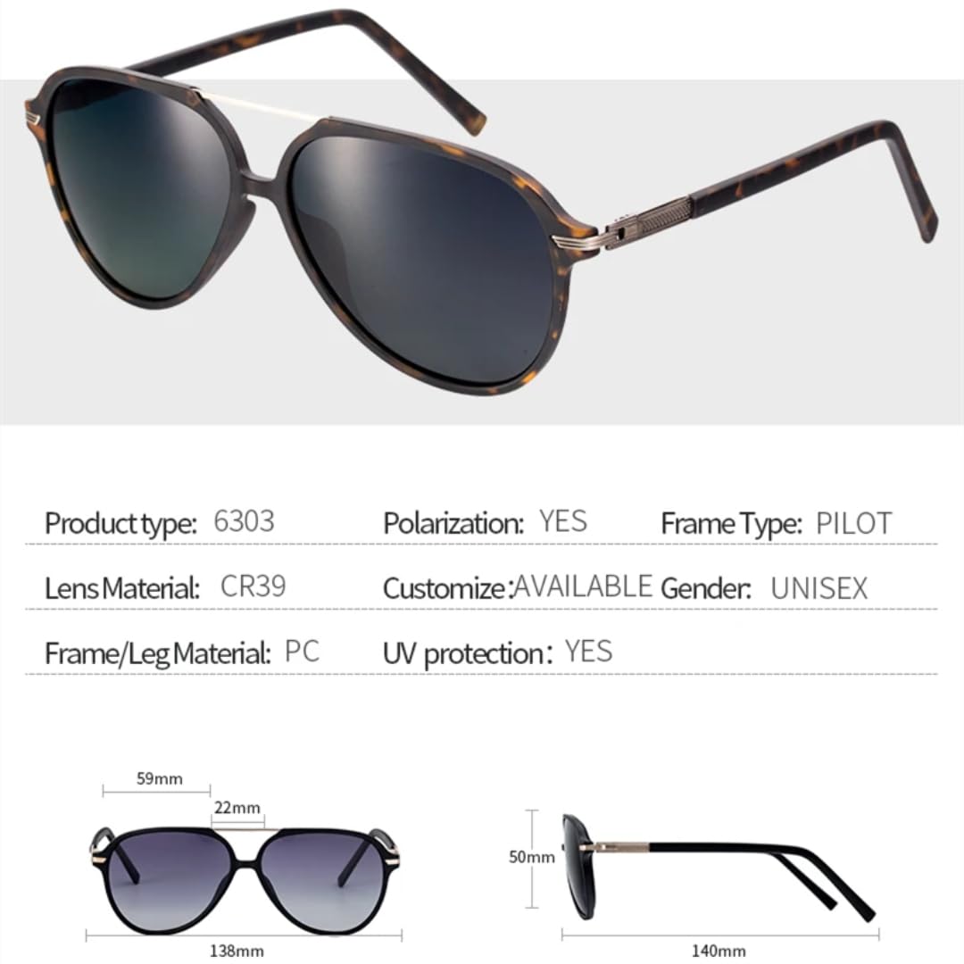 Gafas de sol polarizadas para hombre y mujer con protección UV400