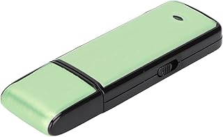 Gravador de voz digital, disco USB digital portátil, gravador de voz de áudio, AI Smart HD, redução de ruído sem perdas, mini gravador de voz USB para palestras, reuniões, entrevistas (16 GB)