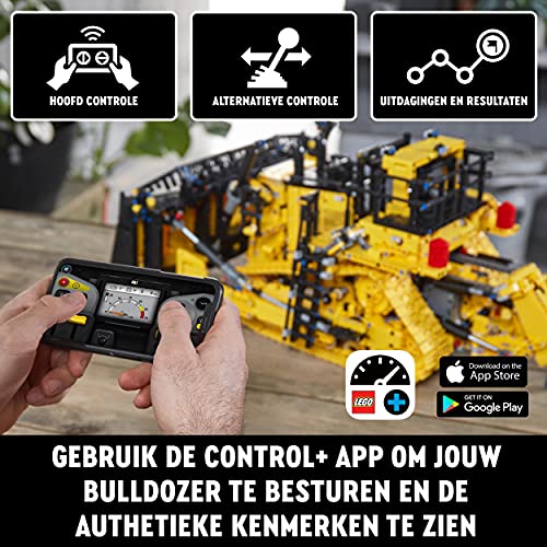 LEGO-42131-Technic-App-gestuurde-Cat-D11-Bulldozer-Bouwset-voor-Volwassenen-Bouwvoertuig-met-Afstandsbediening