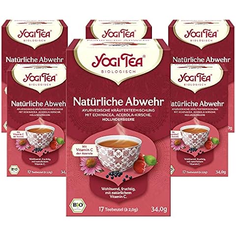 YOGI TEA, Natürliche Abwehr, Ayurvedischer Bio Gewürz- und Kräutertee Cover