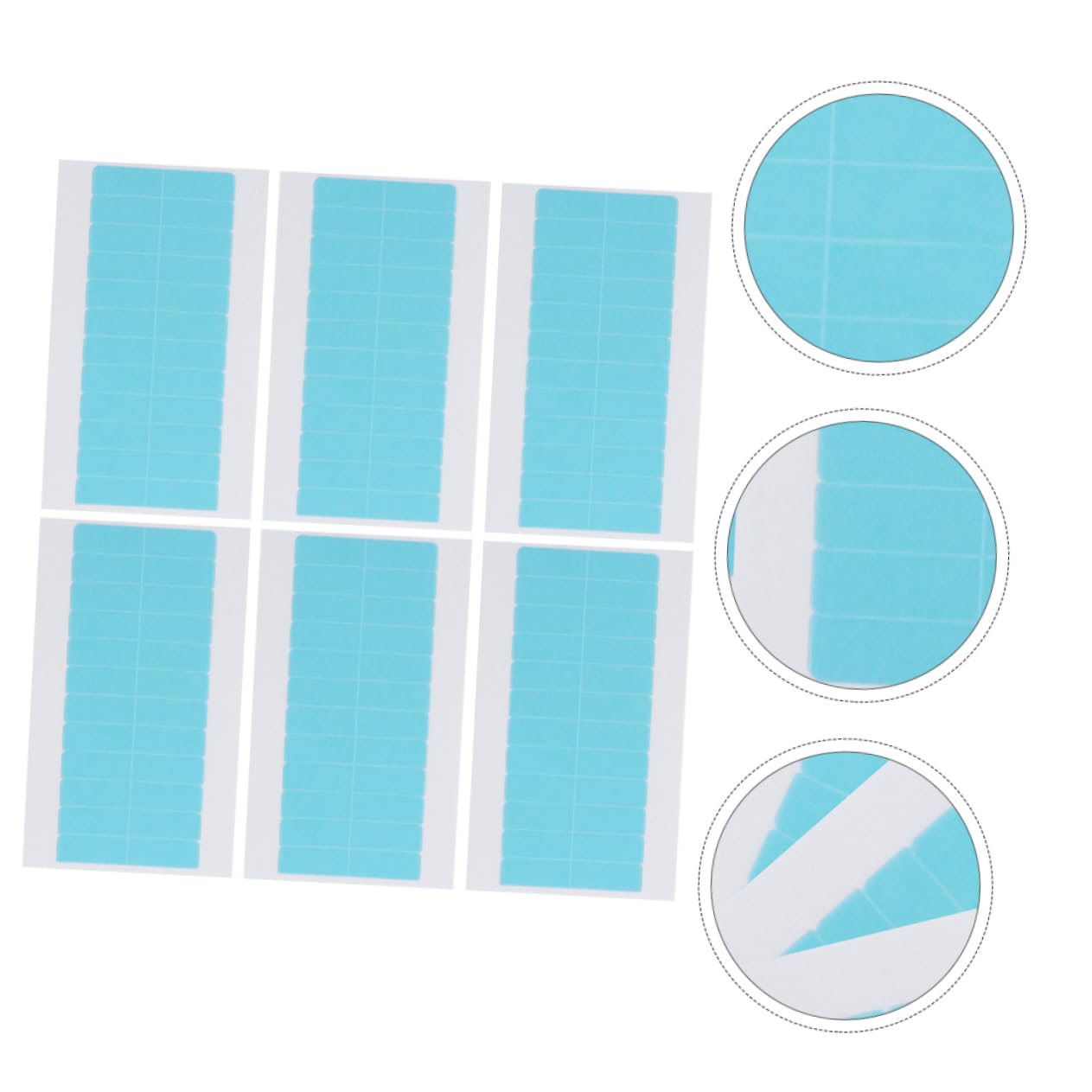 PACKOVE 3 set Nastro Biadesivo Per Extension Per Nastro Biadesivo Per Extension Per Per Per Parrucche Strisce Per 6 fogli*3