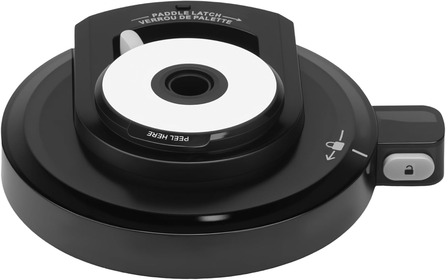 NIHUIFDPY Replacement Outer Bowl Lid for Ninja CREAMi Ice Cream Maker, Premium Plastic Cover Compatible with NC301 NC300 NC299AMZ CN301CO, Not for Deluxe NC500 Series