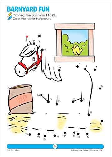 1-25 Dot-To-Dot: Preschool