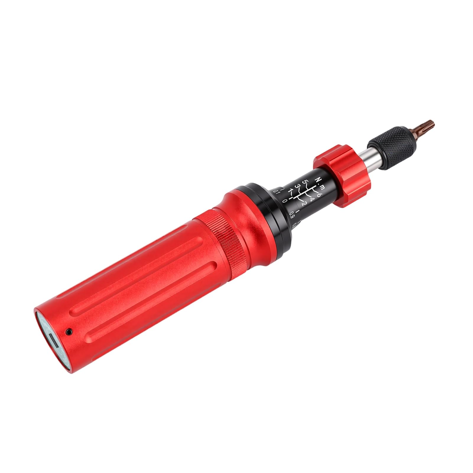 Generic Zestaw Regulowanych Mechanicznych Wkrętaków Skrętnych Wkrętak Precyzyjny do Napraw Konserwacyjnych Rowerów Zakres 1–6 Nm Nasadka Sześciokątna 1/4 Cala, do Naprawy Elektroniki i Montażu Mebli
