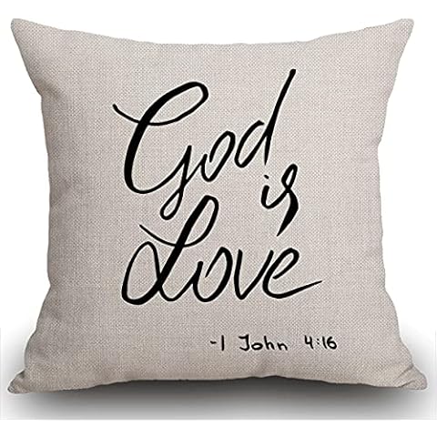 Smooffly God is Love Cushion Cover Cover