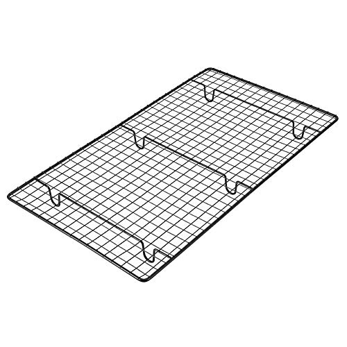 Qukaim Herramientas para hornear de 3 niveles, patas plegables plegables, rejilla antiadherente para hornear galletas, pan, pasteles y parrillas de barbacoa, herramienta de cocina para hornear y asar