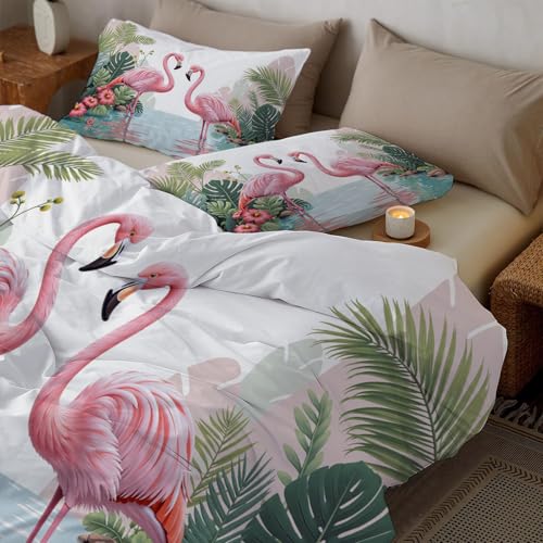 Housse de couette 220x240cm lavable en machine pour lit deux personnes - 8