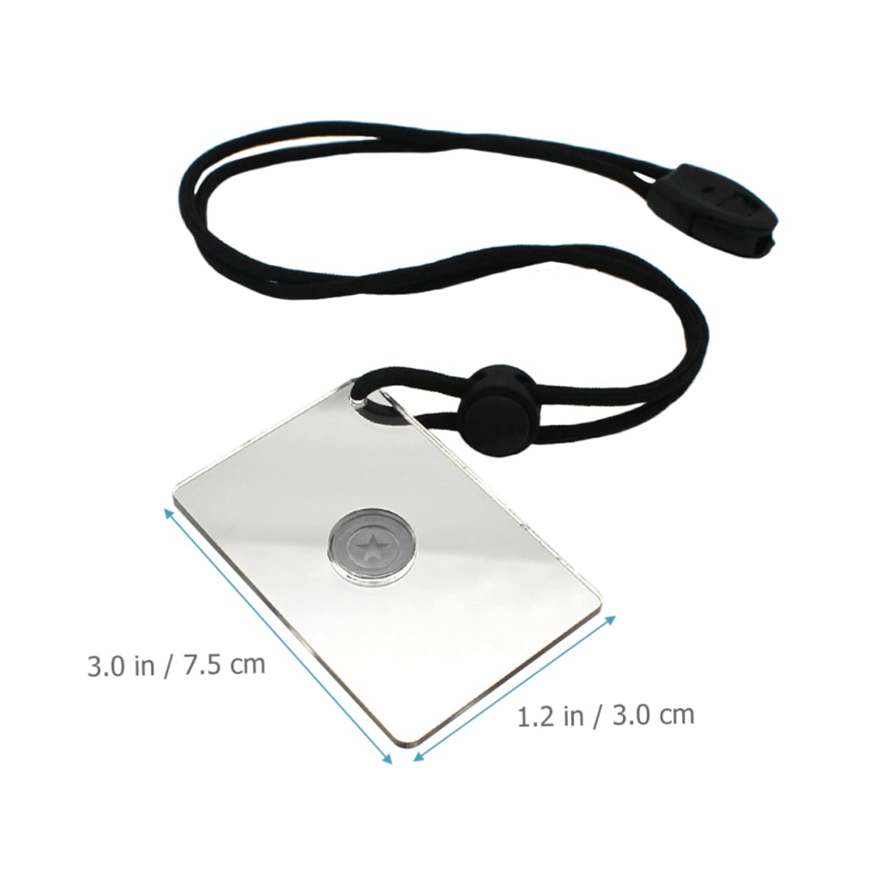 Toddmomy Miroir du Signal De Camping Signalisation Visibilité Survie De Plein Air Urgence Réflexion Acrylique