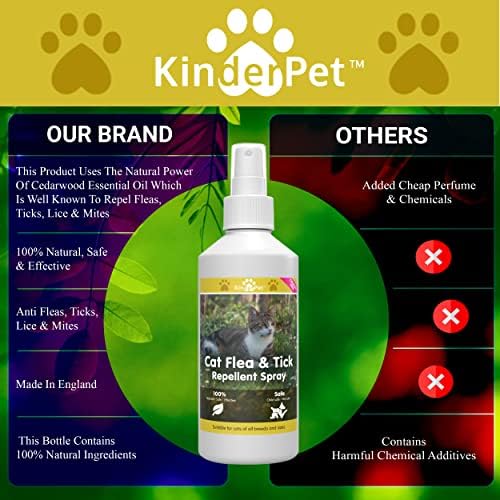KinderPet Eco Cat Flea Remedy Tick Lice Mite Management Spray Kill