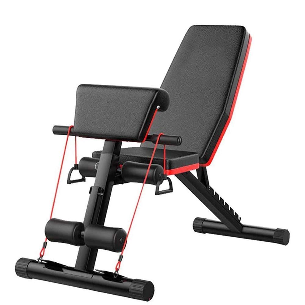Banc De Musculation 4-en-1 Inclinable – Pour Haltérophilie Et Abdos – Neuf Sous Blister
