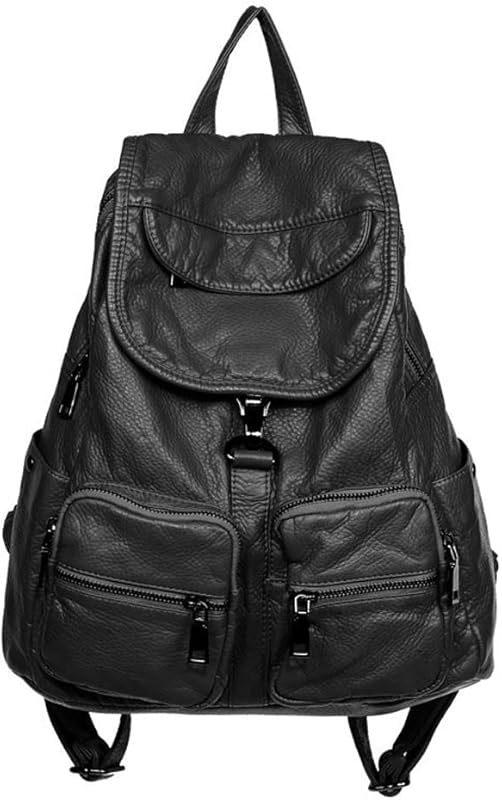 Mochilas casuais femininas bolsa de viagem de couro PU macio grande sólida mochila feminina bolsa moda mochilas escolares em oferta na Shopee Mochilas casuais femininas bolsa de viagem de couro PU macio grande sólida mochila feminina bolsa moda mochilas escolares em oferta na Shopee