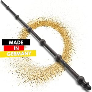 WALDUNIKAT Zauberstab aus Holz Rauchgrau