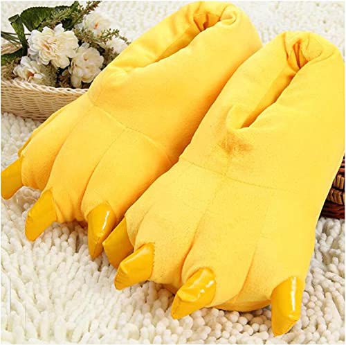Unisex Soft Plush Dino Slippers Animal Feet Slippers Claw Slippers Animal Costume Paw Claw Shoes2