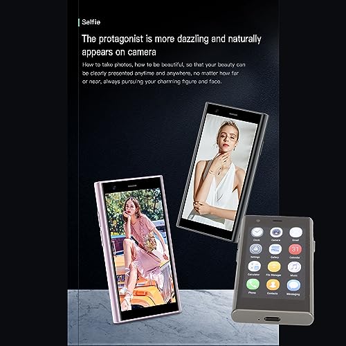 SOYES S23 Pro Mini-smartphone - Kompakt, Dubbla Kameror, 3G (Lila)
