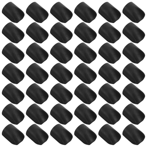 100 Tapas traseras negras para proteger patas de sillas plegables 2
