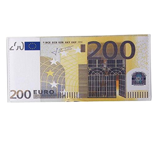 Men's US Dollar Wallet GBP Pound Euro Bill Design Wallet Canvas Billfold Wallets Money Credit Card Photo Holder2