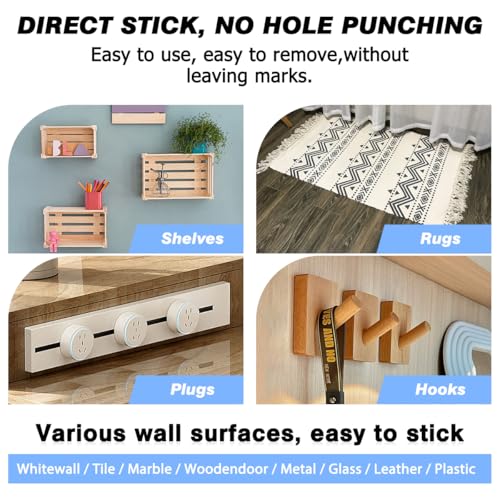 Image of Double Sided Tape Heavy Duty, 0.59in x 32.81ft,Strong Double-Sided Foam Tape for Mounting, Temperature Resistant for Home, Office, Car, and Outdoors（1-Pack ）