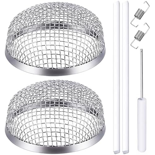 TOODOO 2 Pack RV Insect Screen for Furnace Water Heater Vent, 2.8 in, Stainless Steel