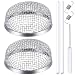 TOODOO 2 Pack Flying Insect Screen RV Furnace Vent Cover 2.8 Inch Stainless Steel Mesh with Installation Tool