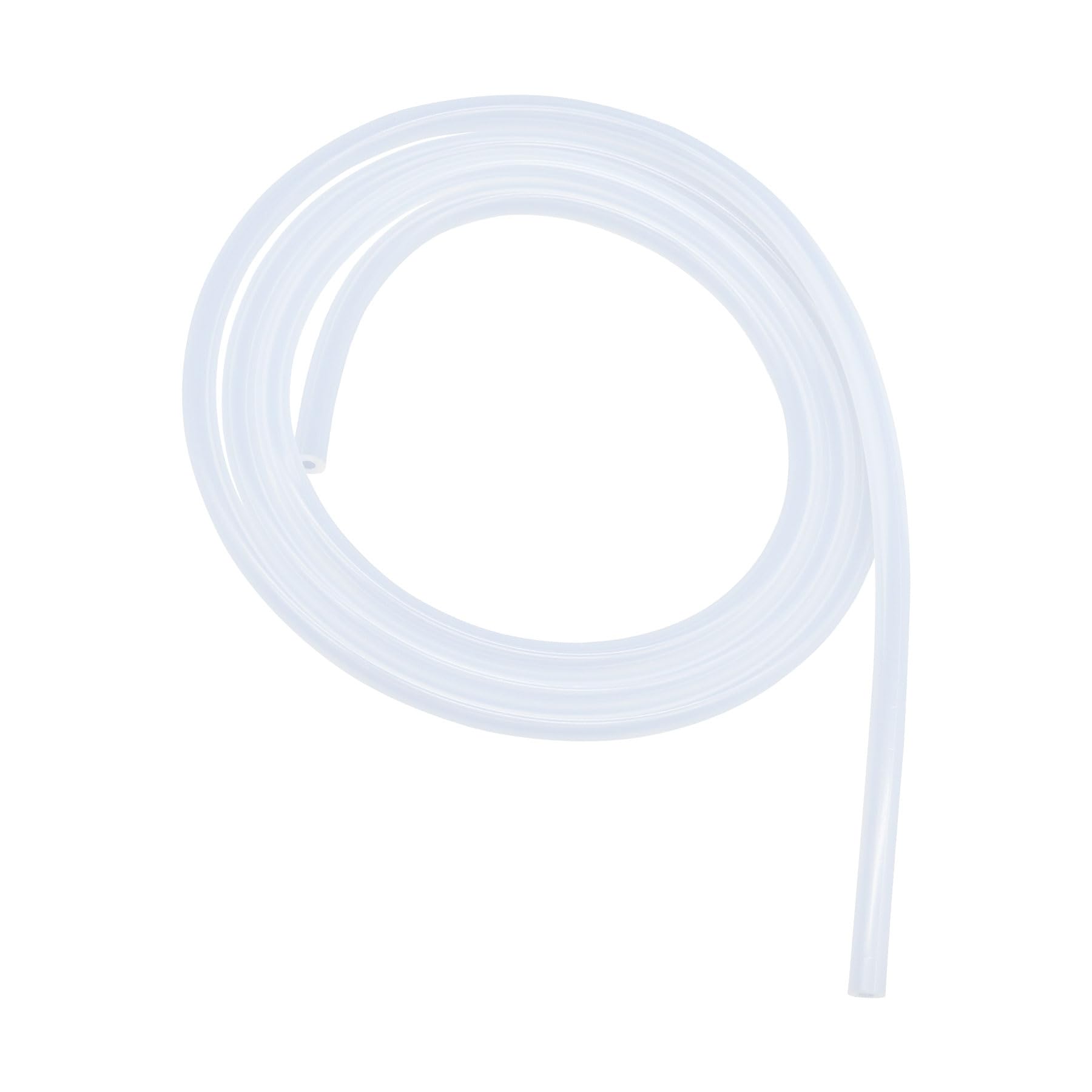 iMeistek Silicone Tubes 3.2mm ID x 6.4mm OD (1 Metres),Flexible Clear Food Grade Silicone Tube Hose for Air/Water Pump Transfer,Homebrew,Aquarium