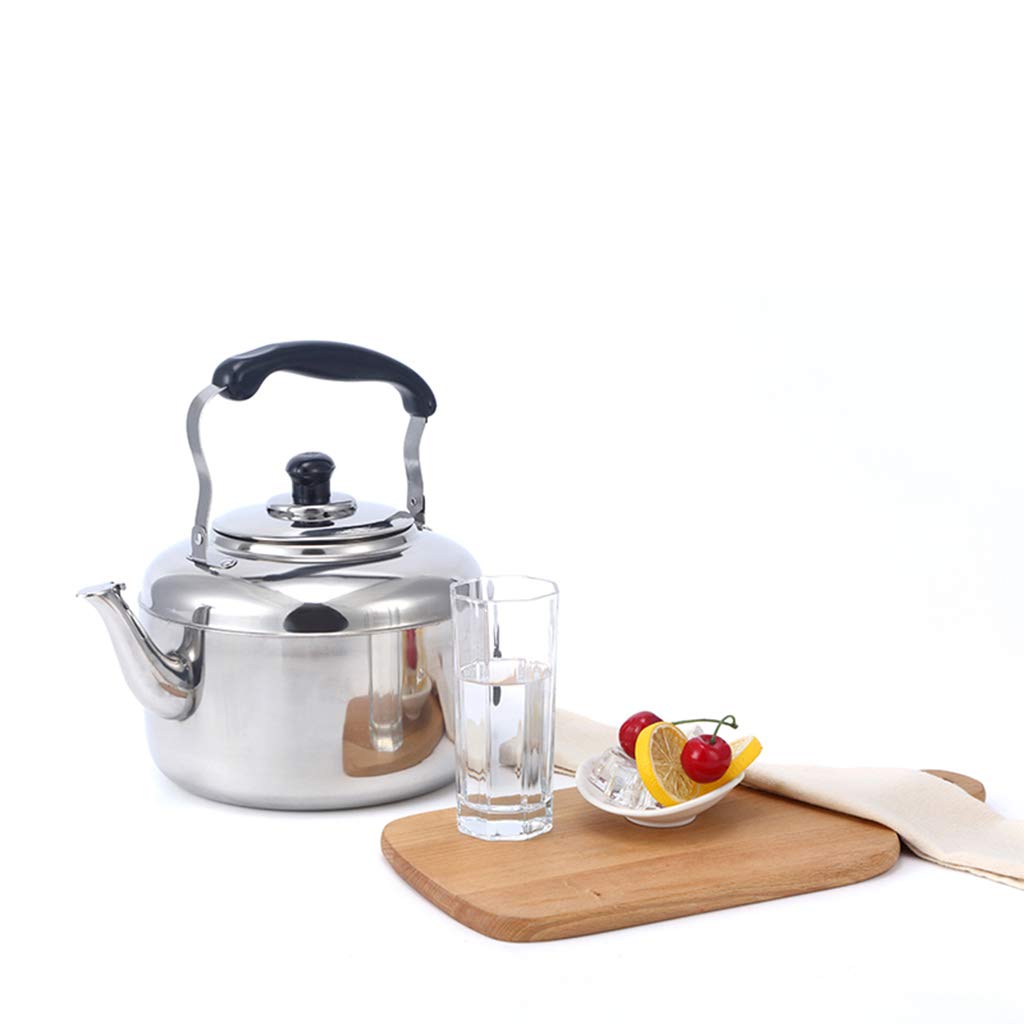 Sharplace 1 Pièce Bouilloire en Acier Inoxydable avec Poignée, Bouilloire pour l'eau, Thé, Expresso, Lait, 6L