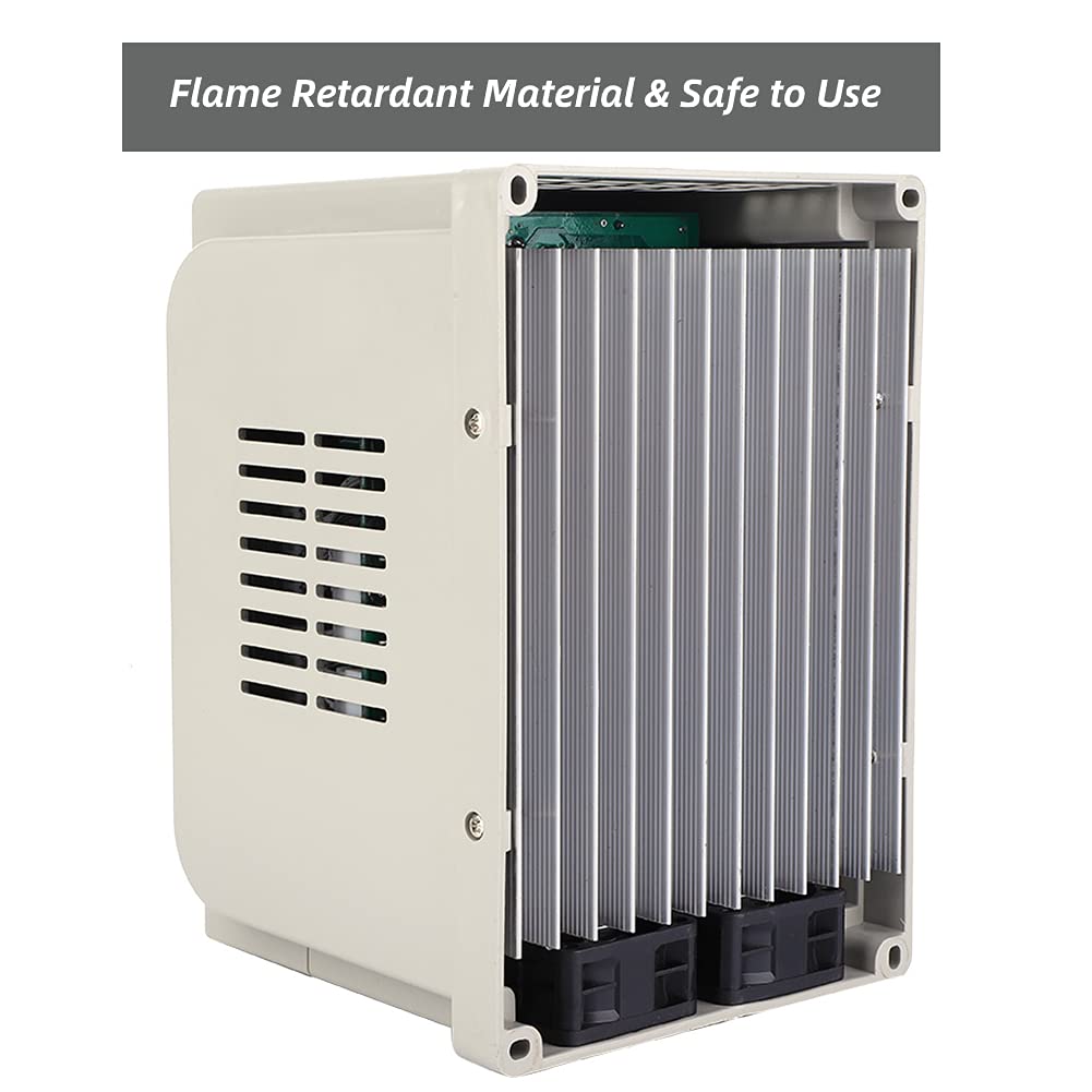 Controlador de velocidad VFD, variador de frecuencia variable de 220 V CA Controlador de velocidad VFD Entrada monofásica Salida monofásica Salida 2.2KW Modo de regulación de voltaje de salida: contro