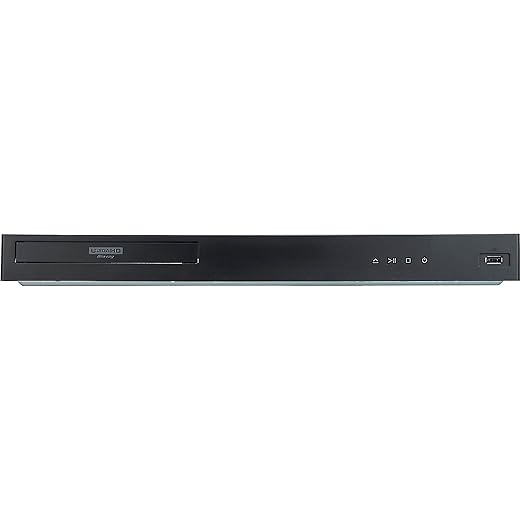 LG 4K Region Free Smart WiFi UHD 4K Ultra HD Blu-ray & DVD Player Multi Region 3D Dolby Vision HDR & 6Ft Dynastar HDMI Cable Bundle Model UBKM9