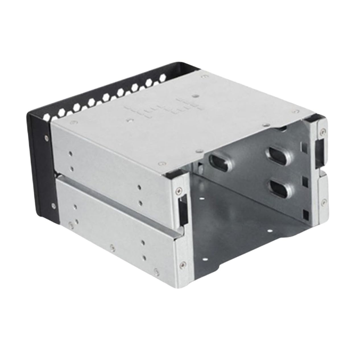 Soporte de Montaje para Disco Duro Bahías Aleación Aluminio Diseño Hueco Carcasa Refrigeración para Rack SSD Sas