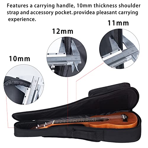 EASTROCK Ukulélé soprano pour débutant en bois de sapele de 21″ avec sac épais, accordeur, sangle, corde de carbone, chiffon de nettoyage - Les Beatles, Paul McCartney, John Lennon, RIngo Starr, George Harrison EASTROCK Ukulélé soprano pour débutant en bois de sapele de 21" avec sac épais, accordeur, sangle, corde de carbone, chiffon de nettoyage – Image 7