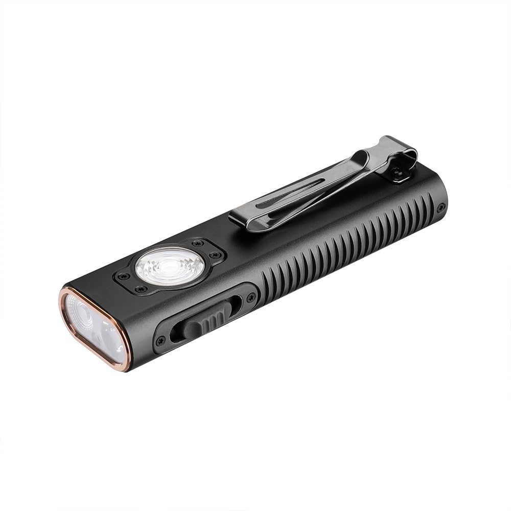 TrustFire Mini X3 Linterna EDC Recargable Con Luz Blanca, Foco, UV y Verde, 1050 Lúmenes, LED, 4 Fuentes de Luz, Para Aire Libre, Trabajo y Emergencias