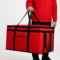 Vista 12 de musbus - Paquete de 2 bolsas aislantes reutilizables para comestibles, bolsa enfriadora plegable para comestibles, bolsa aislante grande resistente