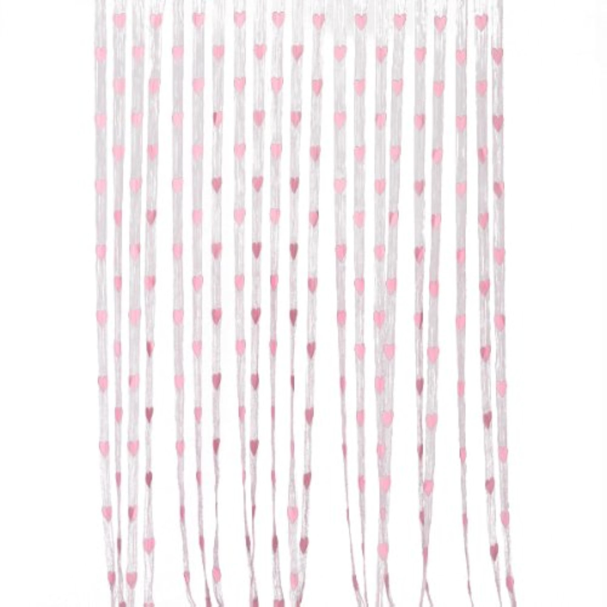 Heart Tassel String Door Curtain, Pink Hanging Decor
