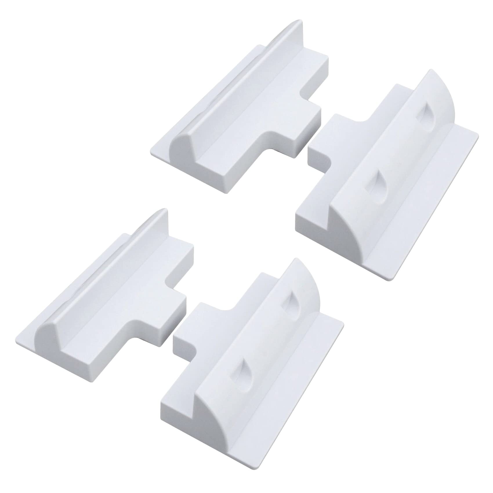 GOURIDE 4 Pcs Solar Panel Side Mounting Bracket Kit for Yacht Boat Rv
