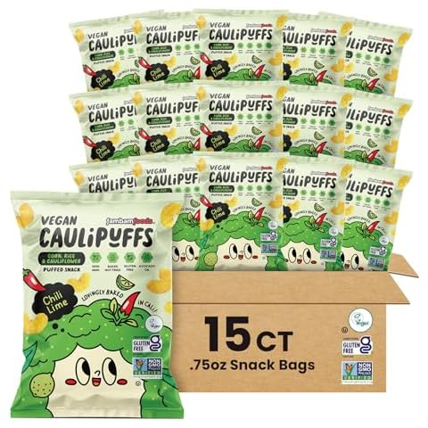 Vegan Chili Lime CauliPuffs by Caulipuffs Cover