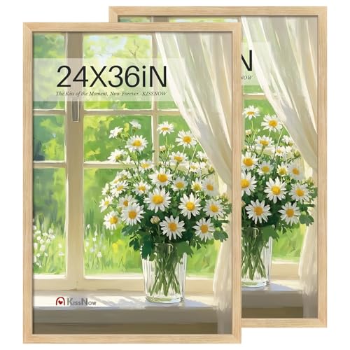 24x36 Oak Poster Frame 2 Pack