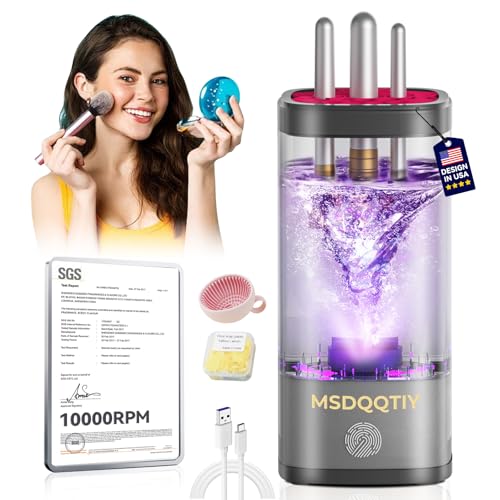 MSDQQTIY 12X Power Makeup Brush Cleaner