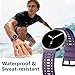 Maledan Sport Bands for Galaxy Watch 8 Band Women Men/Galaxy Watch 8 Classic Band, Soft Silicone Water-Resistant Replacement Strap for Samsung Watch 8 40mm 44mm/ Samsung Watch 8 Classic 46mm, Purple